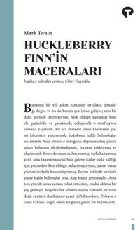 Huckleberry Finn'in Maceraları Mark Twain Turkuvaz Kitap