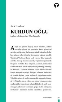 Kurdun Oğlu Jack London Turkuvaz Kitap