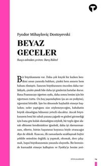 Beyaz Geceler Fyodor Mihayloviç Dostoyevski Turkuvaz Kitap