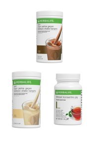 Herbalife Vanilya-Çikolata Aromalı Toz Çay Seti 3'lü