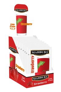 Mahbuba Çilek Aromalı İçecek Tozu 9 gr 24'lü