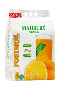 Mahbuba Portakal Aromalı İçecek Tozu 11.2 gr 24'lü