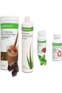 Herbalife Çikolata-Nane Aromalı İçecek Tozu Seti 4'lü