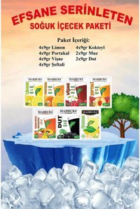 Mahbuba Karışık Meyve Aromalı İçecek Tozu 9 gr 24'lü