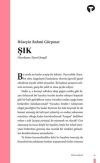 Şık Hüseyin Rahmi Gürpınar Turkuvaz Kitap