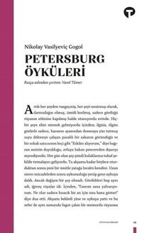 Petersburg Öyküleri Nikolay Vasilyeviç Gogol Turkuvaz Kitap