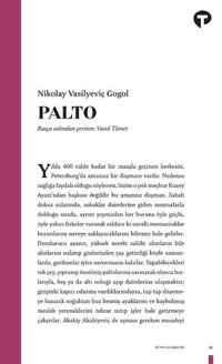 Palto Nikolay Vasilyeviç Gogol Turkuvaz Kitap