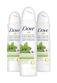 Dove Sprey Kadın Deodorant 3x150 ml