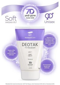 Deotak Krem Unisex Deodorant