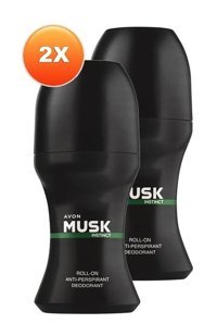 Avon Musk Instinct Roll-On Erkek Deodorant 2x50 ml