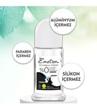 Emotion Invisible Fresh Roll-On Kadın Deodorant 3x50 ml