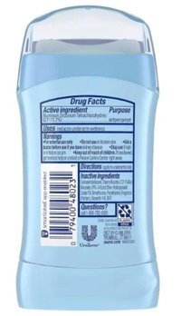 Suave Sweet Pea&Violet Antipespirant Stick Unisex Deodorant 34 gr