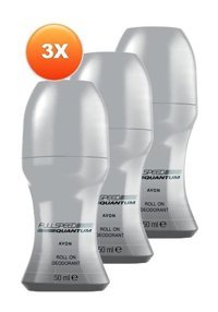 Avon Full Speed Quantum Roll-On Erkek Deodorant 3x50 ml