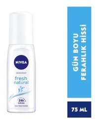 Nivea Pump Fresh Natural Sprey Kadın Deodorant 75 ml