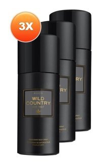 Avon Wild Country Sprey Erkek Deodorant 3x150 ml