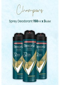 Rexona Champions Erkek Deodorant 3x150 ml