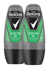 Rexona Quantum Dry Roll-On Erkek Deodorant 2x50 ml