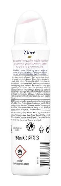 Dove Dogma Lotus Sprey Kadın Deodorant 4x150 ml