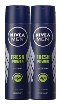 Nivea Fresh Power Sprey Erkek Deodorant 2x150 ml