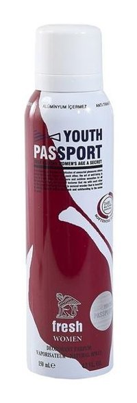 Youth Passport Fresh Sprey Kadın Deodorant 150 ml