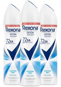 Rexona Cotton Dry Kadın Deodorant 3x150 ml