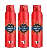 Old Spice Captain Sprey Erkek Deodorant 3x150 ml