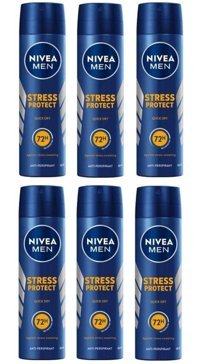 Nivea Stress Protect Sprey Erkek Deodorant 6x150 ml