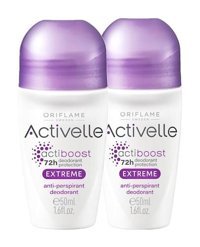 Oriflame Activelle Extreme Roll-On Unisex Deodorant 2x50 ml