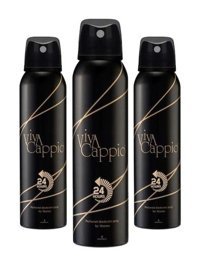 Hunca Viva Cappio Sprey Kadın Deodorant 3x150 ml