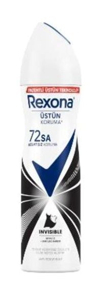 Rexona Black&White Invisible Sprey Unisex Deodorant 150 ml