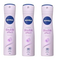 Nivea Double Effect Sprey Kadın Deodorant 3x150 ml