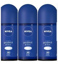 Nivea Protect&Care Roll-On Kadın Deodorant 3x50 ml
