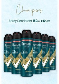 Rexona Champions Erkek Deodorant 6x150 ml
