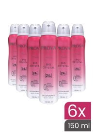 Prova Big Crystal Sprey Kadın Deodorant 6x150 ml