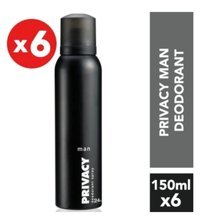 Privacy Sprey Erkek Deodorant 6x150 ml