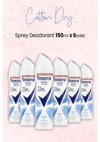 Rexona Cotton Dry Kadın Deodorant 6x150 ml