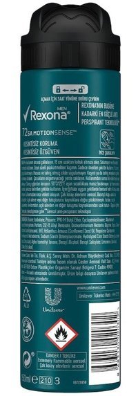 Rexona Black&White Invisible Sprey Erkek Deodorant 4x150 ml