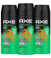 Axe Jungle Fresh Erkek Deodorant 3x150 ml