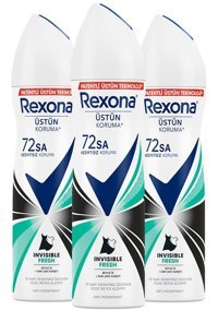 Rexona Black&White Invisible Fresh Kadın Deodorant 3x150 ml