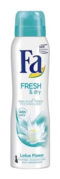 Fa Fresh&Dry Lotus Flower Sprey Kadın Deodorant 150 ml