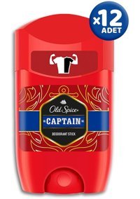 Old Spice Captain Erkek Deodorant 12x50 ml