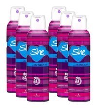 She Sexy Sprey Kadın Deodorant 6x150 ml