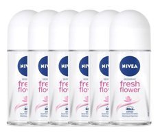 Nivea Fresh Flower Roll-On Kadın Deodorant 6x50 ml