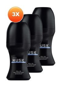 Avon Musk Air Roll-On Erkek Deodorant 3x50 ml