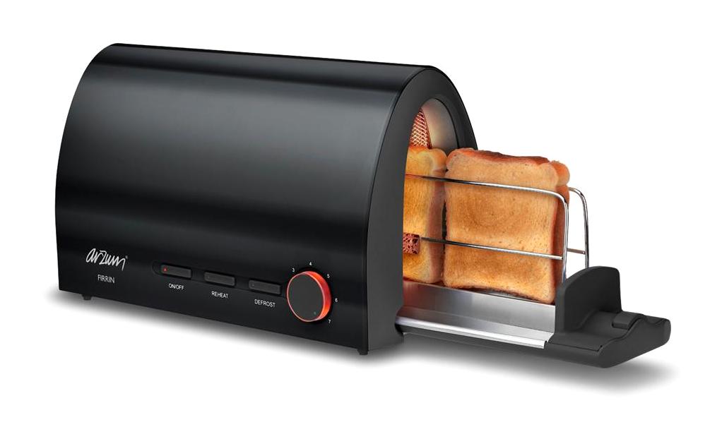 Arzum AR232 2 Dilim Kırıntı Tepsili 950 W Siyah Ekmek Kızartma Makinesi