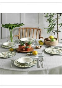 Pierre Cardin Sage 24 Parça 6 Kişilik Porselen Yuvarlak Yemek Takımı