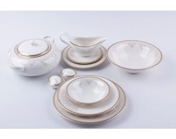 Porland 04ALM004296 60 Parça 12 Kişilik Porselen Elips Yemek Takımı