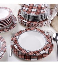 La Dome Prs530 24 Parça 6 Kişilik Stoneware Yuvarlak Yemek Takımı