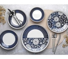Aryıldız Ar 4248720 24 Parça 6 Kişilik Porselen Yuvarlak Yemek Takımı