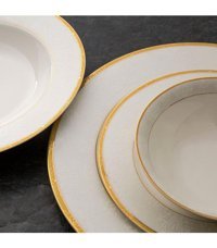 Emsan Eliza 60 Parça 12 Kişilik Bone China Porselen Yuvarlak Yemek Takımı